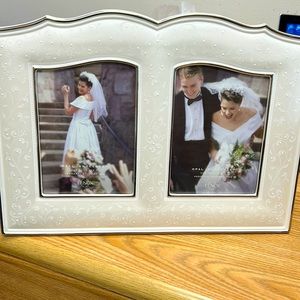 Wedding Promises Opal Innocence 5x7 Double Frame